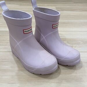 Girls purple Hunter Boots
